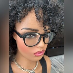 ✨NEW Nerd Stylish Black Clear Frame Glasses